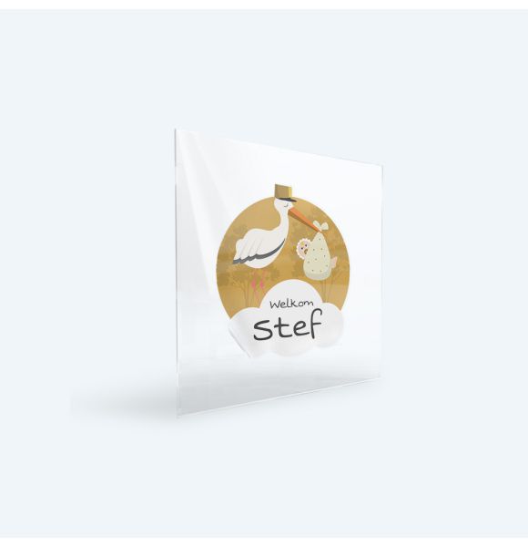 Geboorte sticker