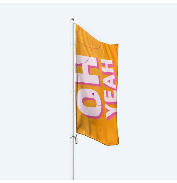 Hoogformaat vlag (vaste formaten)